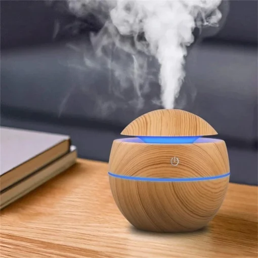 Humidificador eléctrico aromas madera