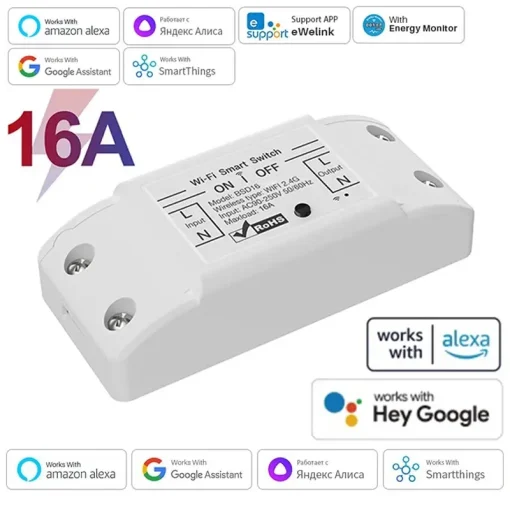 Interruptor inteligente WiFi 16A