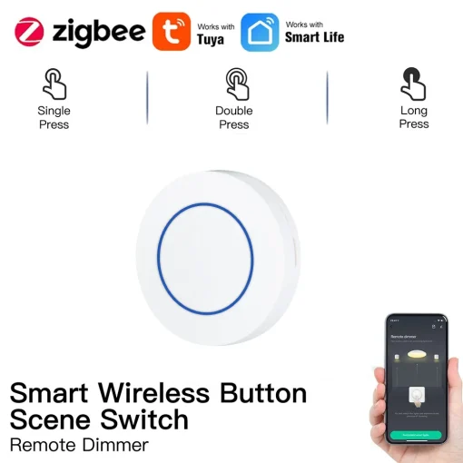 Interruptor inteligente inalámbrico Zigbee Tuya