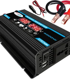 Inversor de Potencia para Coche con Pantalla LED 4000W