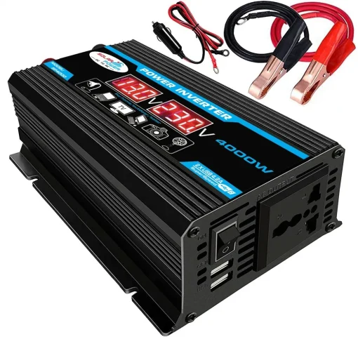 Inversor de Potencia para Coche con Pantalla LED 4000W