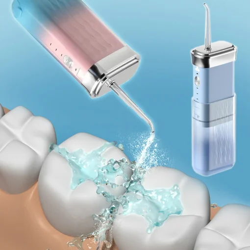 Irrigador dental portátil recargable