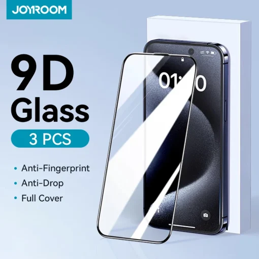 Joyroom 123 uds HD vidrio protector pantalla iPhone