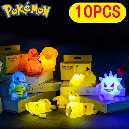 Juego 10PCS Luz Nocturna Pokémon