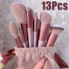 Juego Brochas Maquillaje 13 Piezas Pinceles Utensilio