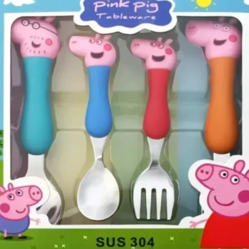 Juego de cubiertos Pepa Pig Tenedor Cuchara