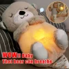 Juguete de peluche de nutria calmante Breathing Bear Baby