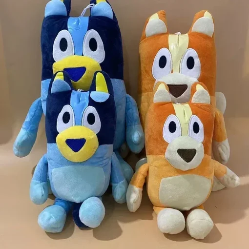 Juguetes de peluche de la familia Bluey