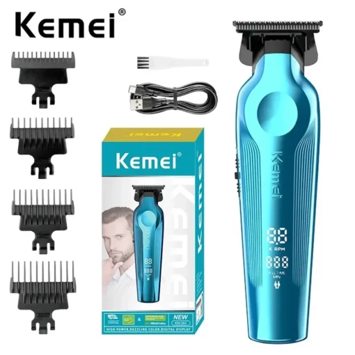 Kemei 2299 Recortadora de cabello profesional sin cable