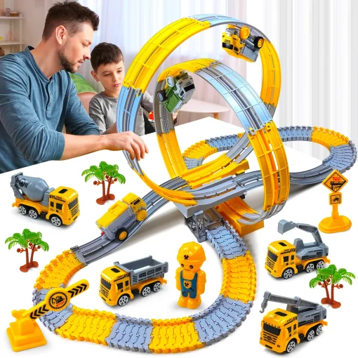 Kids Electric Track Toy Car Engineering