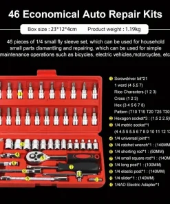 Kit Herramientas Reparación Coche 4653 Piezas