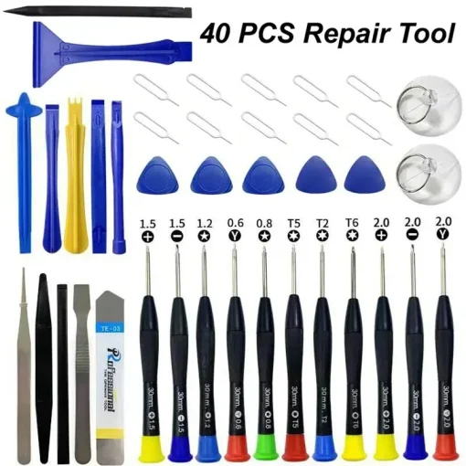 Kit de Herramientas de Reparación Móvil 40 en 1