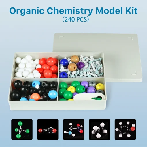 Kit de modelos orgánicos de química (240 uds)