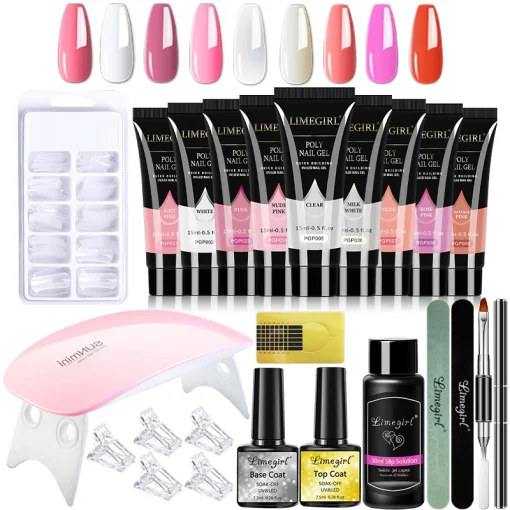 Kit para Uñas de Gel de Extensión Rápida 15 ml