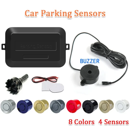 Kit sensor aparcamiento 4 sensores + Zumbador