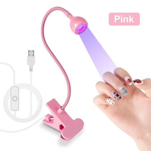 Lámpara LED UV para uñas, 360 grados