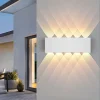 Lámpara LED de pared exterior impermeable