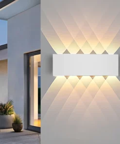 Lámpara LED de pared exterior impermeable