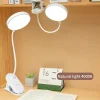 Lámpara de mesa LED USB con atenuación de 3 modos