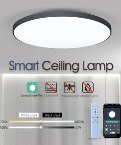 Lámpara de techo inteligente LED 36W 50W regulable