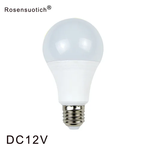 Lámparas LED E27 12V DC