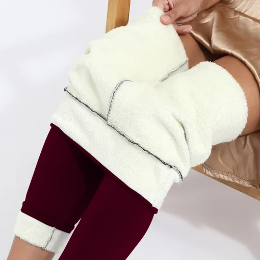 Leggins de invierno de terciopelo para mujer