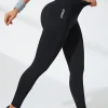 Leggins de yoga de tiro alto para mujer con diseño