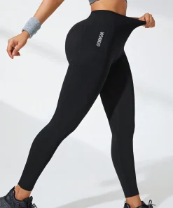 Leggins de yoga de tiro alto para mujer con diseño