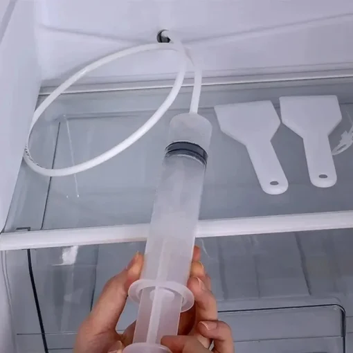 Limpieza de orificio de desagüe de refrigerador