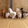 Lindos juguetes de peluche simulados de gato