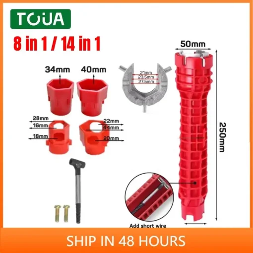 Llave inglesa multifuncional 14 en 1