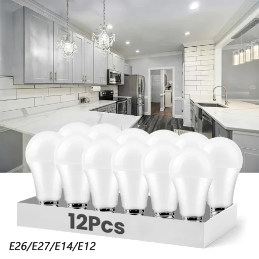 Luces LED 12 piezas E26 E14 E12