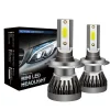 Luces LED H7 H4 H3 para coche, 12 V, 6000 K