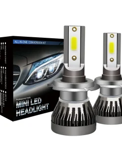 Luces LED H7 H4 H3 para coche, 12 V, 6000 K