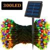 Luces de cadena solar LED 300 LED