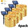 Luces guirnalda solares exteriores LED