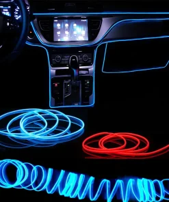 Luz Decorativa Led Interior de Coche 1M3M5M EL