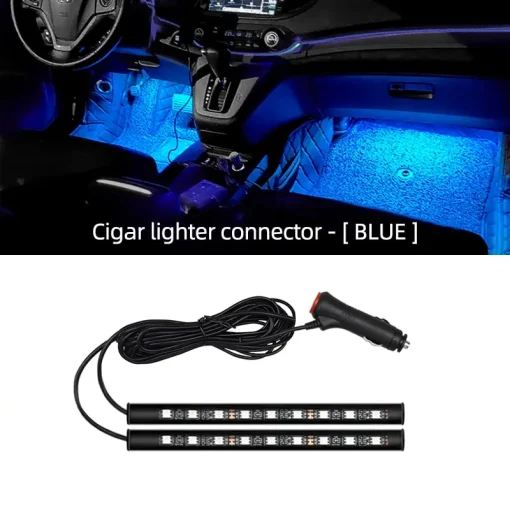 Luz interior LED con luz de neón para automóvil