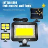 Luz solar LED recargable 146 COB