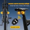 Luz trasera LED de intermitente de bicicleta