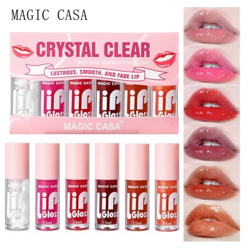 MAGIC CASA 6udsset Aceite labial en gelatina hidratante