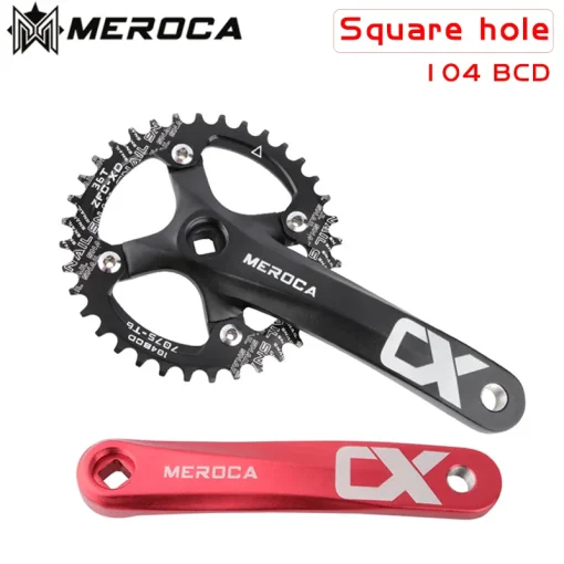 MEROCA Bielas para bicicleta 104BCD