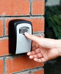 Mini caja de llaves con contraseña, bloqueo de puerta, mirilla, metal, exterior, montaje en pared, antirrobo, caja de bloqueo de llaves, oficina, hogar, interior, seguridad