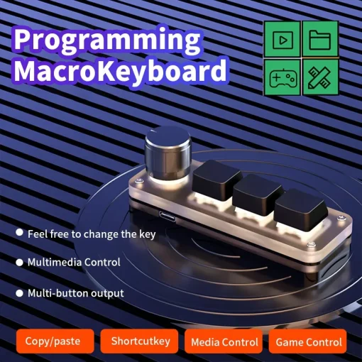 Macropad programable RGB mini gaming