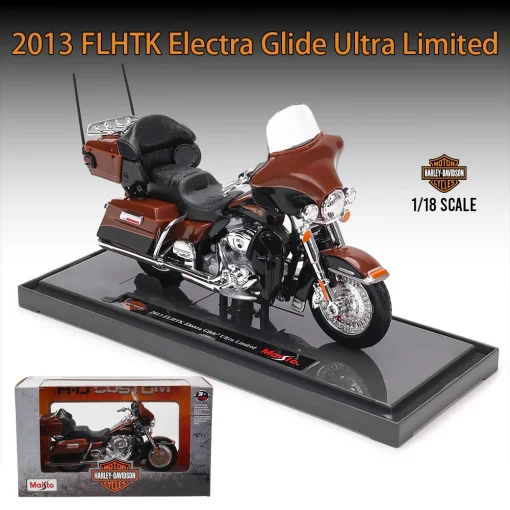 Maisto 118 HD 2013 FLT Electra Glide Toy Car