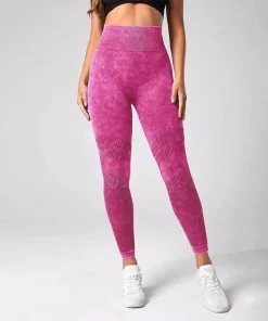 Mallas deportivas Tie Dye Yoga Basic con control de abdomen