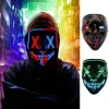 Mascarillas luminosas LED bicolor para Halloween