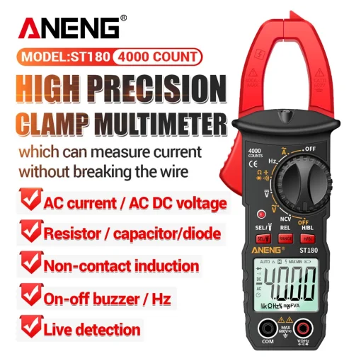 Medidor amperimétrico digital ANENG ST180