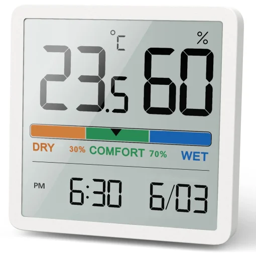 Medidor digital de temperatura e humedad