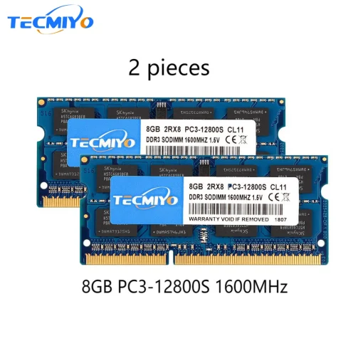 Memoria Ram Tecmiyo para portátil de alta calidad de 16 GB (2 X 8 GB)